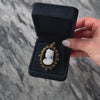 Antique Victorian 14k Rosy Yellow Gold 16ct Sardonyx Carved Cameo Pin / Pendant - Video showing the piece