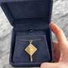 Vintage 14k Yellow Gold Pearl Celebratory Graduation Cap Charm / Pendant - Video showing the piece