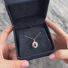 Vintage 14k Yellow Gold .89ct Sapphire Ruby Diamond Emerald Dazzling Scallop-Detail Pendant - Video showing the piece