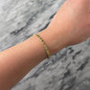 Vintage 14k Yellow Gold Dual Sided Heart Link Bracelet - Video showing the piece