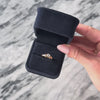 Antique Victorian 9k Rose Gold Moonstone Decorated Shoulders Ring - Video showing the piece