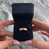 Vintage Heavy 14k Rose Gold Incredible Engraved Infinity Band Ring - Video showing the piece