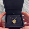 Vintage 14k Yellow Gold Engine-Turned Border Heart Charm / Pendant - Video showing the piece
