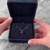 Antique Small 14k Yellow Gold 1ct Garnet Simple Deep Crimson Pendant - Video showing the piece