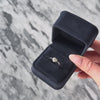 Estate 18k White Gold Diamond Puffy Adorned Heart Ring - Video showing the piece