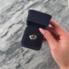 Vintage 14k Yellow Gold 1.89cttw Blue Sapphire Diamond Bold Marquise Array Ring - Video showing the piece