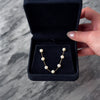 Estate 10k Yellow Gold Pearl Classic Station Necklace - Video showing the piece