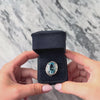 Vintage Large Platinum 16.09ct Aquamarine 1.33cttw Diamond Spectacular Swooping Halo Cocktail Ring - Video showing the piece