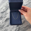 Vintage 14k White Gold 1.45mm Chic Mariner Chain - Video showing the piece