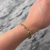 Vintage 18k Yellow & White Gold 1.48cttw Diamond Chic Accented Dangle Link Bracelet - Video showing the piece