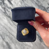 Vintage Heavy 18k Yellow & White Gold .57cttw Diamond Sculptural Twist Ring - Video showing the piece