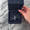Vintage 18k White Gold 1.07cttw Blue Sapphire Diamond Glittering Vibrant Butterfly Pin / Pendant - Video showing the piece